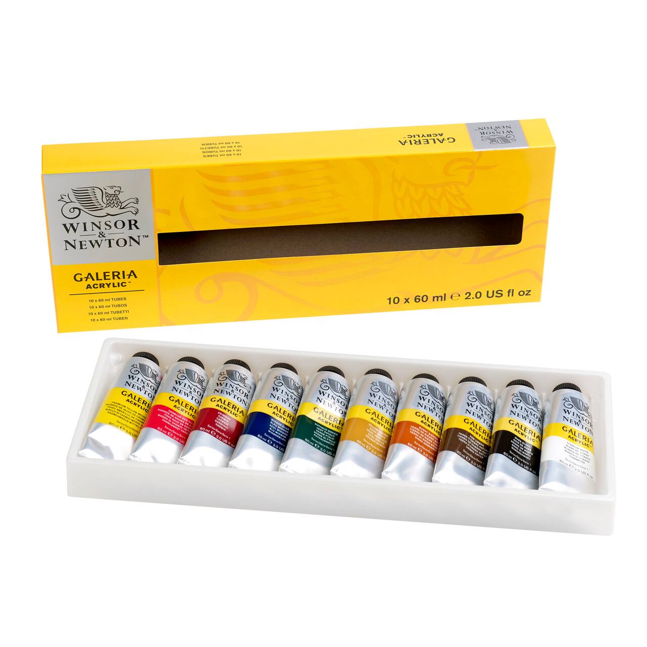 Winsor & Newton® Galeria® Acrylic Color 10 Tube Set, 60ml